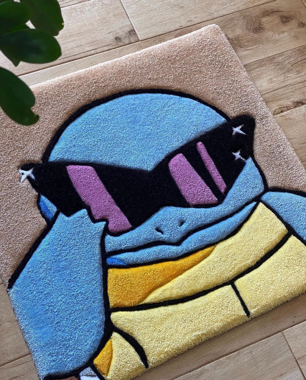 Custom Squirtle Tufted Rug