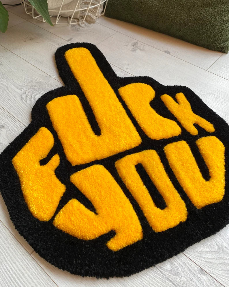 Tuff Stuff Rug F#CK You Tufted Rug – Tuff Tufts