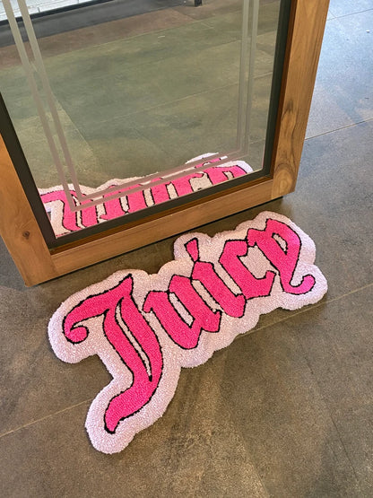 Juicy Pink Tufted Rug