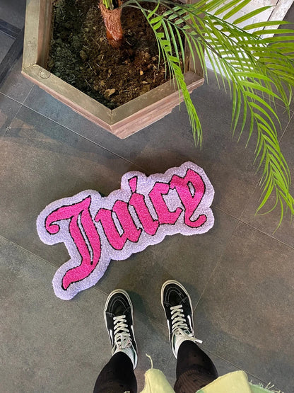 Juicy Pink Tufted Rug