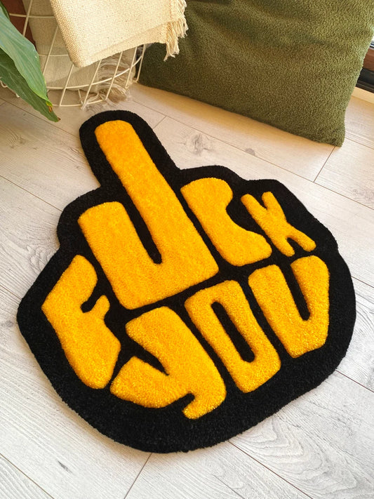 F#CK You Tufted Rug