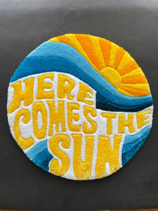 Here Comes The Sun Tufted Rug