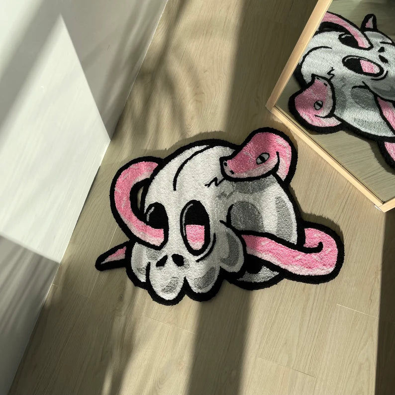 Tuff Stuff Rug Snake Skull Tufted Rug – Tuff Tufts