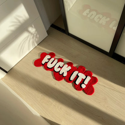 F#CK It Tufted Rug