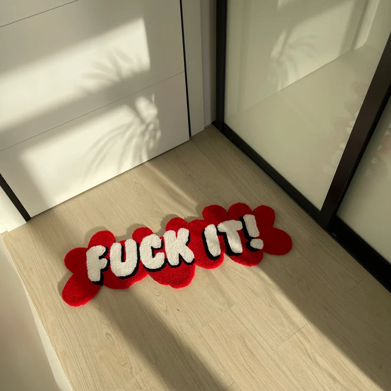 F#CK It Tufted Rug