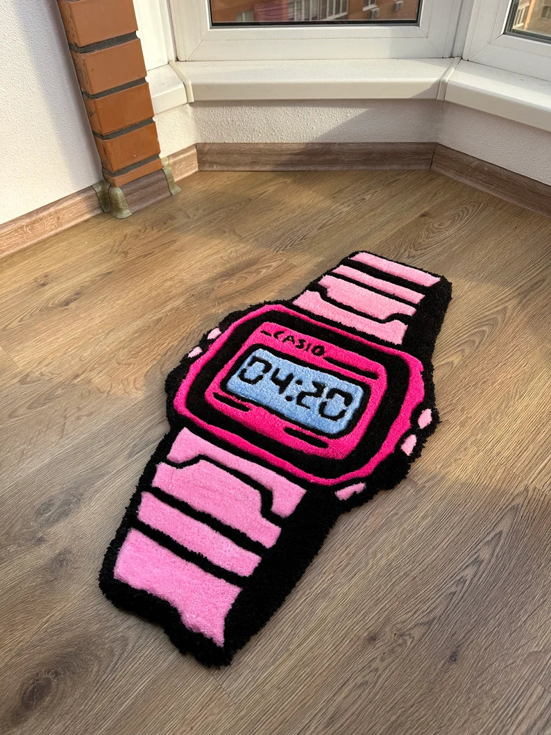 Casio Watch 420 Tufted Rug