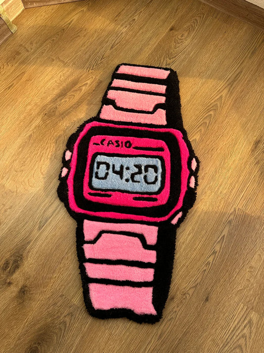 Casio Watch 420 Tufted Rug