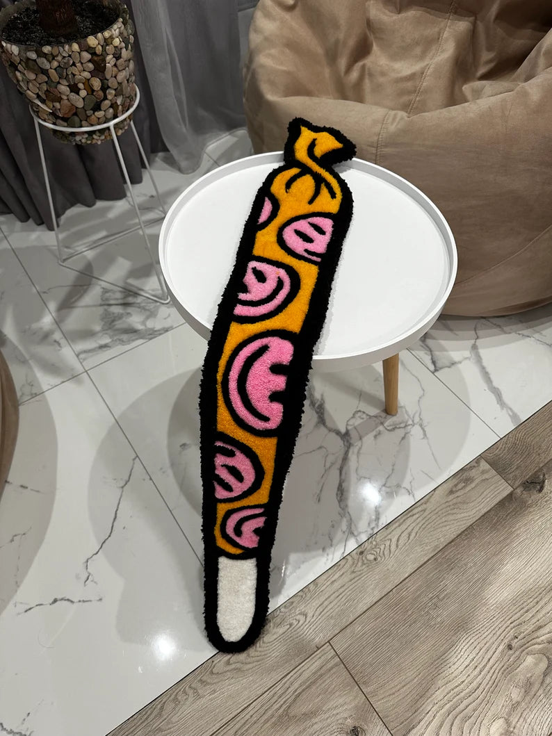 Smiley Face Joint Tufted Rug – Tuff Tufts