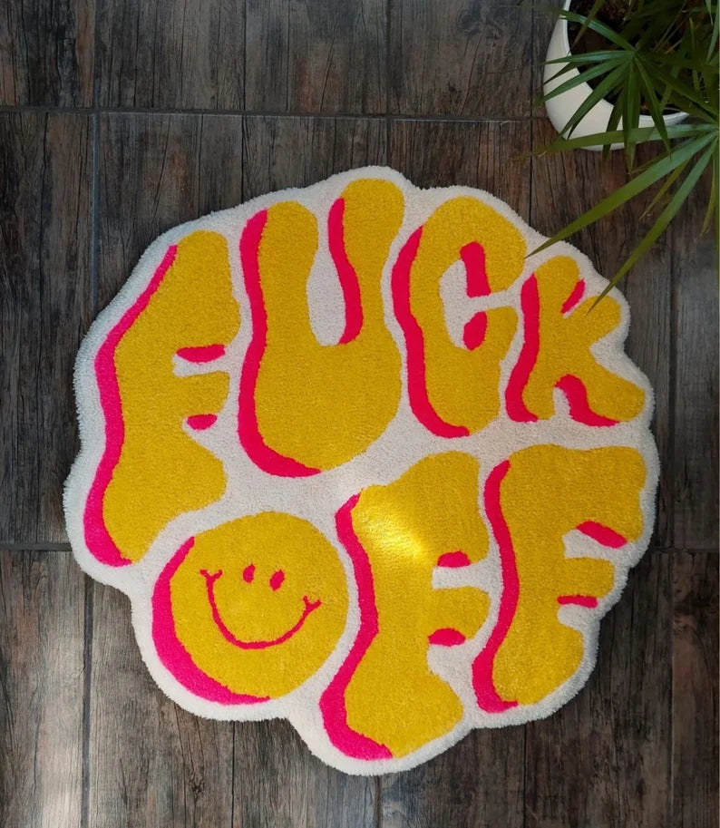 F#CK Off Tufted Rug