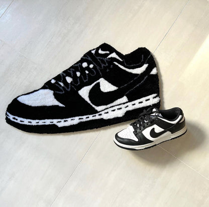 Nike Panda Dunk Shoe Rug  IG: @rugsaiyan : r/YarnAddicts